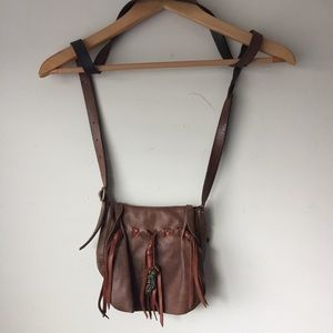 Lucky Brand Leather Crossbody Pouch